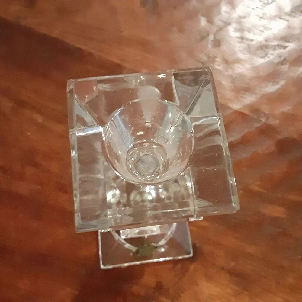 Shannon Crystal Ireland Tall Candle Holder Clear Timeless